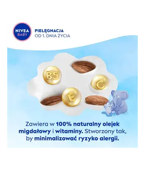 Nivea Baby, szampon łagodna pielęgnacja, 200 ml
