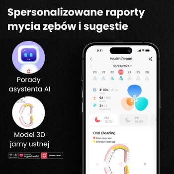 Oclean X Ultra 20, szczoteczka soniczna, miętowa, 1 szt.