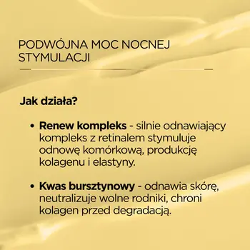 Uzdrovisco Night Renew, krem stymulujący i przeciwzmarszczkowy na noc, 50 ml