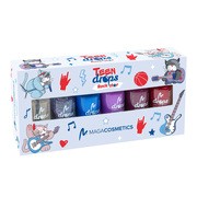 Maga Cosmetics, Teen Drops Rockstar V.02, zestaw lakierów do paznokci, 6 x 6 ml