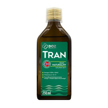 DOZ Product Tran smak naturalny, płyn, 250 ml