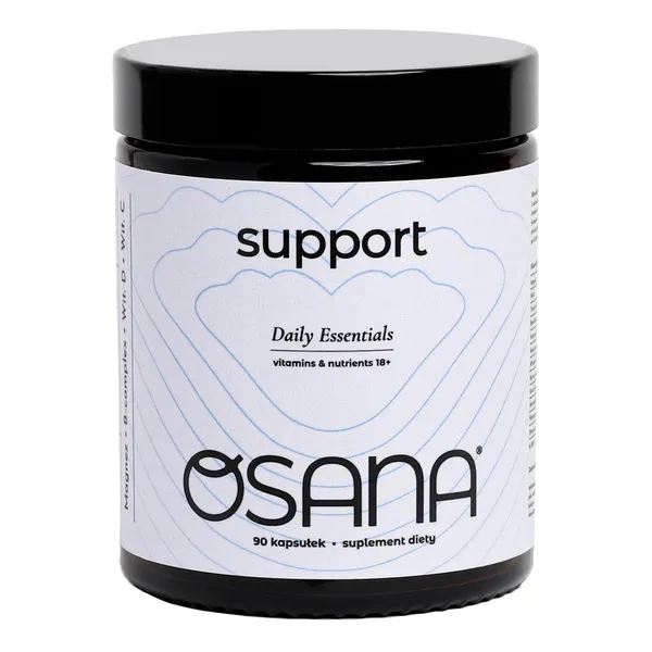 Комплекс витаминов и минералов Osana Support, для женщин, магний и витамины группы B, капсулы