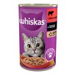 Whiskas Mokra karma z wołowiną w sosie, puszka, 400 g