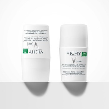 Vichy, antyperspirant w kulce do skóry wrażliwej lub po depilacji, 50 ml