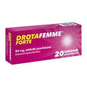 Drotafemme Forte, 80 mg, tabletki powlekane, 20 szt.