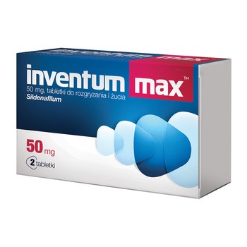 Inventum Max, 50 mg, tabletki do rozgryzania i żucia, 4 szt.