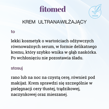 Fitomed, krem ultranawilżający anti-age do cery mieszanej, Lukrecja gładka, 30 g