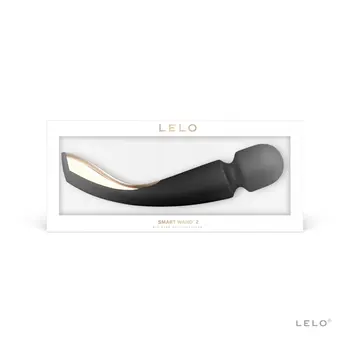 LELO Smart Wand 2 Large, wibrator, czarny, 1 szt.