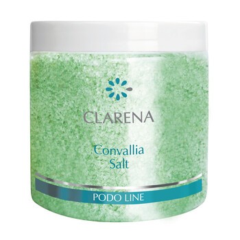 Clarena Podo Line Convallia Salt, konwaliowa sól do kąpieli stóp, 250 g