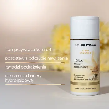 Uzdrovisco Lipid Essence, tonik mleczny regenerujący, 150 ml