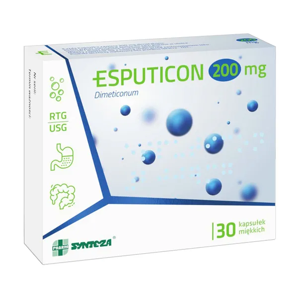 Dimetykon 200 mg 30 kapsułek [Esputicon] - Esputicon