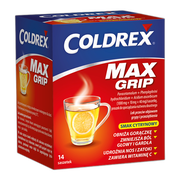 Coldrex MaxGrip, proszek do sporządzania roztworu doustnego, 14 sasz.