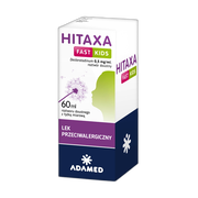 Hitaxa Fast Kids, 0,5 mg, roztwór doustny, 60 ml