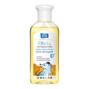 Skarb Matki, oliwka pielęgnacyjna dla niemowląt i dzieci, z olejkiem z kiełków kukurydzy, 200 ml https://azcdn.doz.pl/image/d/product/b81145c7-scale-180x180.png