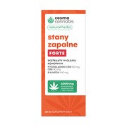 Cosma Cannabis Natural Herbs Stany Zapalne Forte, krople, 30 ml
