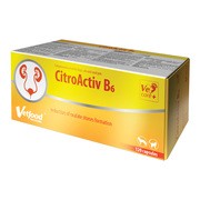 Vetfood Citroactiv B6, preparat wspomagający ograniczenie tworzenia się kamieni szczawianowo-wapniowych dla psów i kotów, kapsułki, 120 szt. https://azcdn.doz.pl/image/d/product/7253e2c0-scale-180x180.png