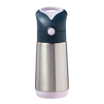 B.box, bidon termiczny ze słomką, Indigo Rose, 350 ml