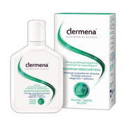 Dermena Sebocontrol, szampon do włosów przetłuszczających się, nadmiernie wypadających, 200 ml