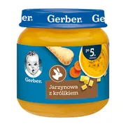 Gerber, jarzynowa z królikiem, 5 m+, 125 g https://azcdn.doz.pl/image/d/product/8f05b144-scale-180x180.webp