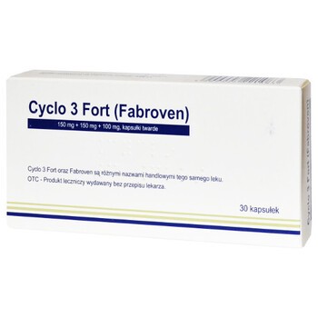 Cyclo 3 Fort, 150 mg, kapsułki twarde, 30 szt. (import równoległy, Avrentim)