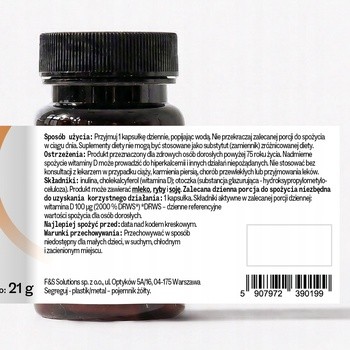 Sundose Witamina D3 4000 IU, kapsułki, 60 szt.