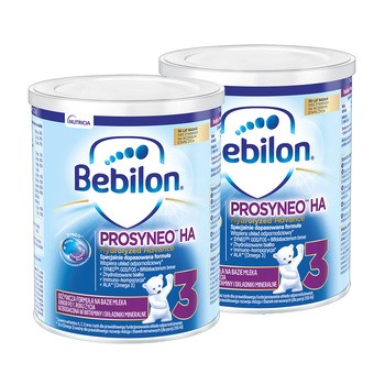 Zestaw 2x Bebilon Prosyneo HA 3, mleko modyfikowane po 1. roku, 400 g