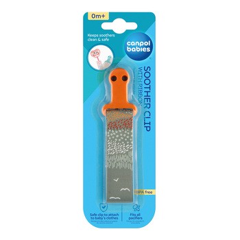 Canpol Babies, tasiemka do smoczka uspokajającego Mountains, zielona, 1 szt.