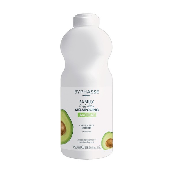 Byphasse Byphasse Family Fresh Delice, Shampoo trocken, Avocado, 750 ml — Inhaltsstoffe und Bewertung