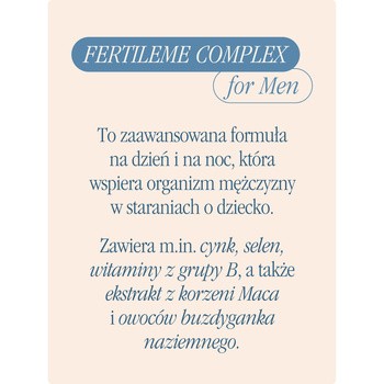 Health Labs FertileMe Complex for Men, kapsułki + saszetki, 30 szt. + 30 szt.