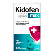Kidofen max, 250 mg/5ml, zawiesina doustna, 100 ml