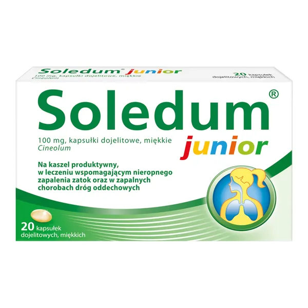 Cyneol 100 mg 20 kapsułek [Soledum Junior] - KLOSTERFRAU