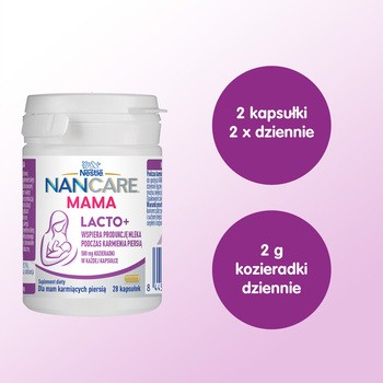 Nestle NanCare Lacto+, kapsułki, 28 szt.
