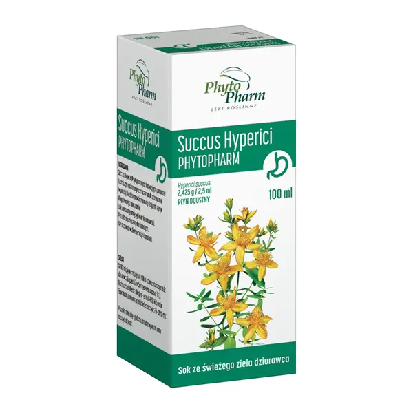 Succus Hyperici Sok z dziurawca 100 ml [PHYTOPHARM]