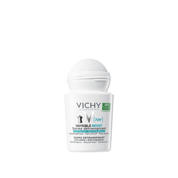 Vichy Invisible Resist 72h. Antyperspirant roll-on przeciw śladom, 50 ml