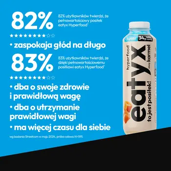 Eatyx Hyperfood Słony karmel, posiłek w płynie, bez laktozy, 500 ml