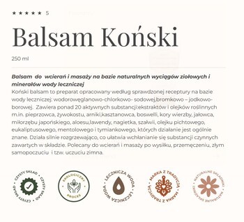 Gorvita, Koński Balsam, 250 ml