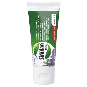 Sinulan Forte Aroma Balm, krem do smarowania klatki piersiowej i pleców od 3. miesiąca życia, 30 g