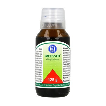 Melissed, 490 mg/5 ml, syrop, 125 g (Hasco)