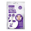 Beauty Formulas, maseczka do twarzy w płachcie Anti-Ageing z retinolem, 1 szt.