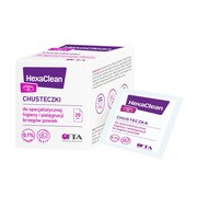 HexaClean, chusteczki do specjalistycznej higieny i pielęgnacji brzegów powiek, 20 szt