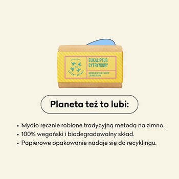 Mydlarnia 4 Szpaki, Eukaliptus Cytrynowy, naturalne mydło w kostce, 110 g