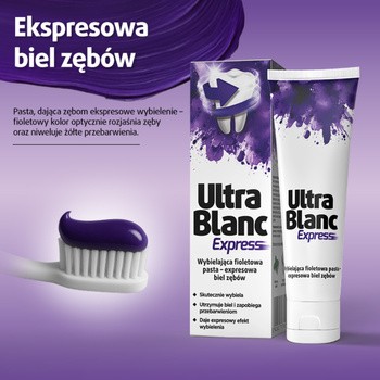 UltraBlanc Express, fioletowa wybielająca pasta do zębów, 75 ml