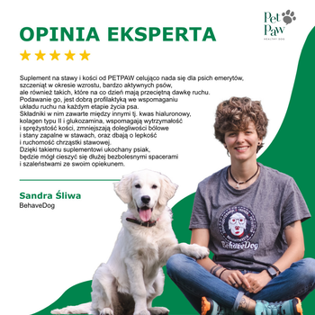 Pet Paw Stawy i Kości, preparat dla psa, kapsułki twist-off, 30 szt.