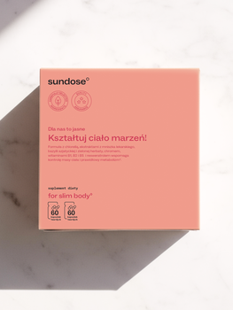 Sundose For Slim Body, kapsułki twarde, 60 szt. + 60 szt.