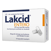 Lakcid Entero, 250 mg, kapsułki twarde, 10 szt