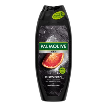 Palmolive Men Energising, żel pod prysznic 3w1, 500 ml