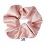 Sister Young Lilu, satynowa gumka do włosów scrunchie, champagne, 1 szt.