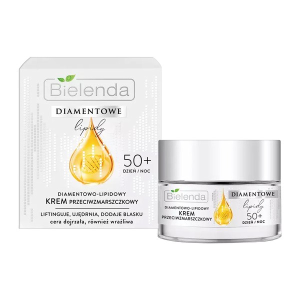 Bielenda Bielenda Diamentowe Lipidy, krem przeciwzmarszczkowy 50+ dzień/noc, 50 ml