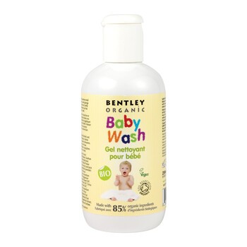 Bentley Organic Baby, żel i szampon do mycia, aloes, rumianek, lawenda, 250 ml