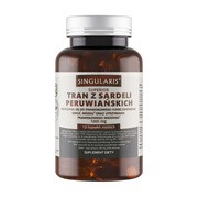 Singularis Tran z sardeli peruwiańskich 1000 mg, kapsułki, 120 szt.